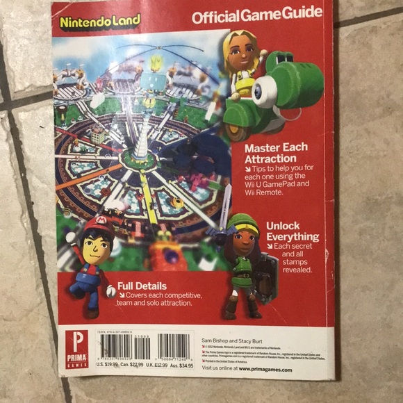 “NINTENDO LAND” OFFICIAL GAME GUIDE”! - Picture 3 of 6